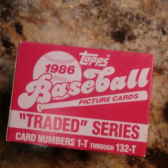1986 Topps Traded Series Baseball Cards - Picture 1 of 2